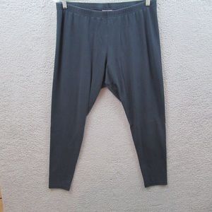 J Jill Womens Leggings Large Blue Ankle Pima Cotton Pull On Stretch Classic